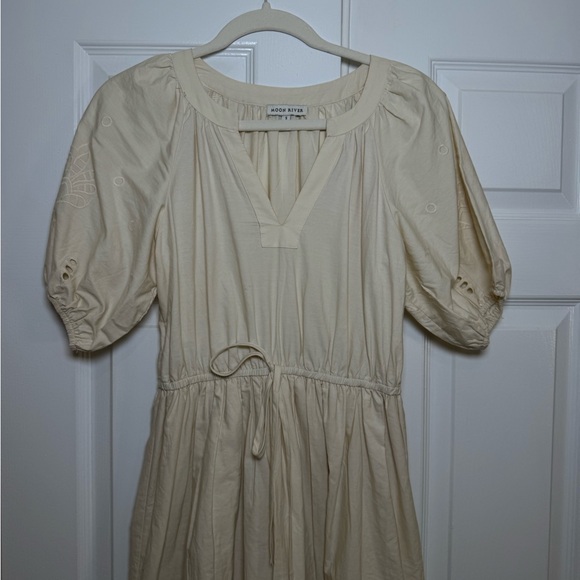 Moon River Cream Maxi Dress - Picture 6 of 8